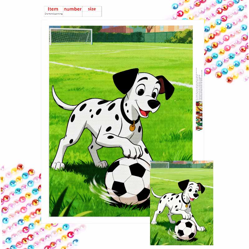 Disney diamond art painting kit dalmatian dog 5D handmade diy diamond painting, home wall decoration