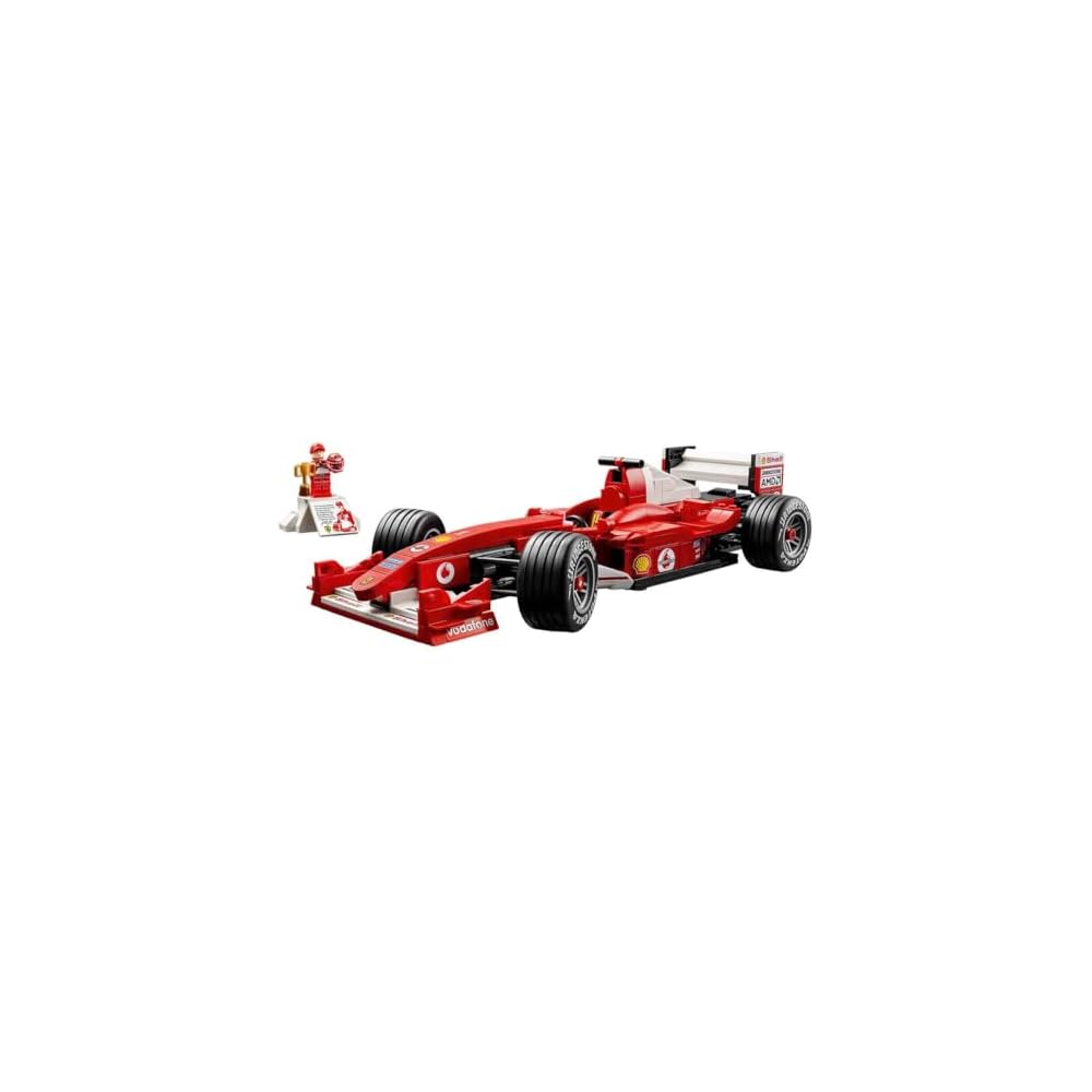 LEGO Icons Ferrari F2004 Building Set with Michael Schumacher Figure Toy for Adults and Kids 11375