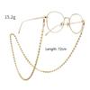 1Pcs Metal Eyeglasses Chain Holder Glasses Hanging Rope  for Sunglasses Reading Glasses and Masks