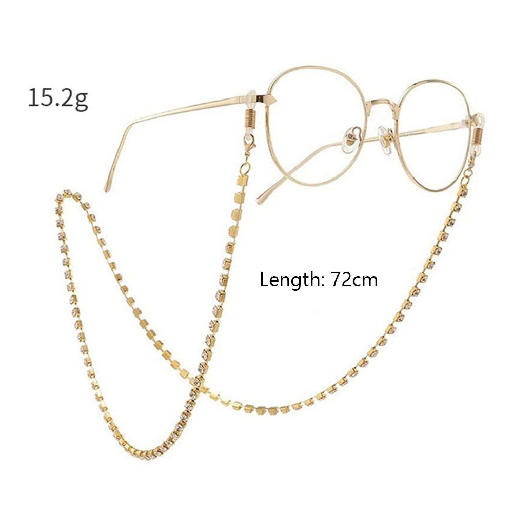 1Pcs Metal Eyeglasses Chain Holder Glasses Hanging Rope for Sunglasses Reading Glasses and Masks