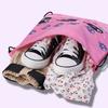 [LEISURE CLUB] Gym Sack Knapsack Drawstring Bag Waterproof Lightweight Folding