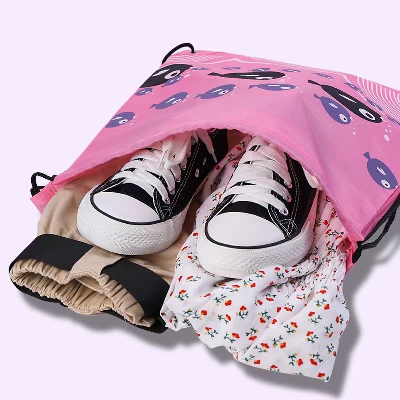 [LEISURE CLUB] Gym Sack Knapsack Drawstring Bag Waterproof Lightweight Folding