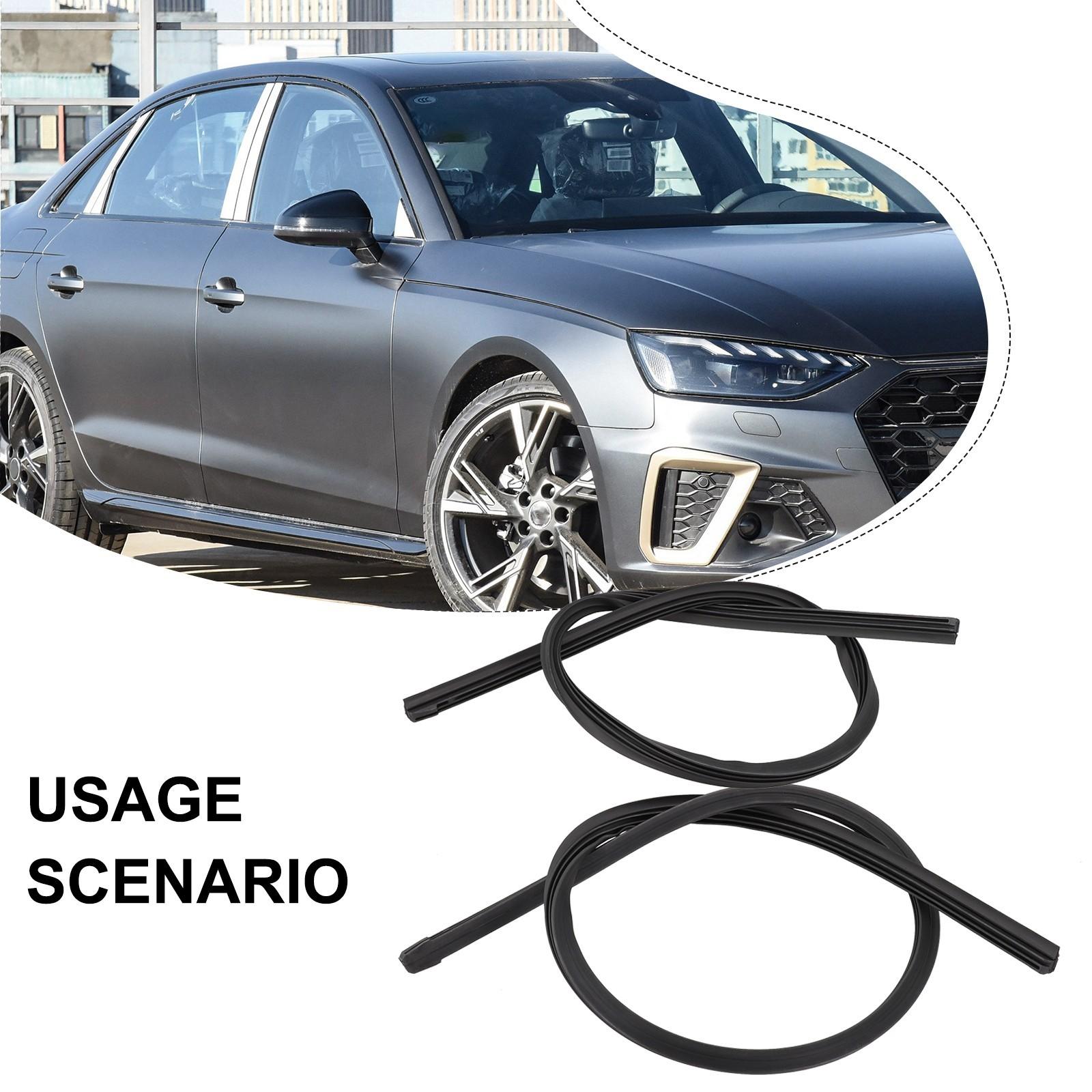 izable Front Wiper Blade Rubber erts Pack of 2 28in All weather