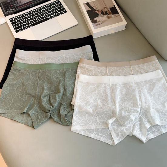 See Through Men Underwear Sexy Convex Boxers Transparent Soft Briefs
