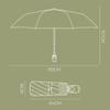 Thickened Automatic Umbrella UPF50+ Dual Use Protection Sun Rain Umbrella UV Sunshade Folding Umbrella Outdoor Activities