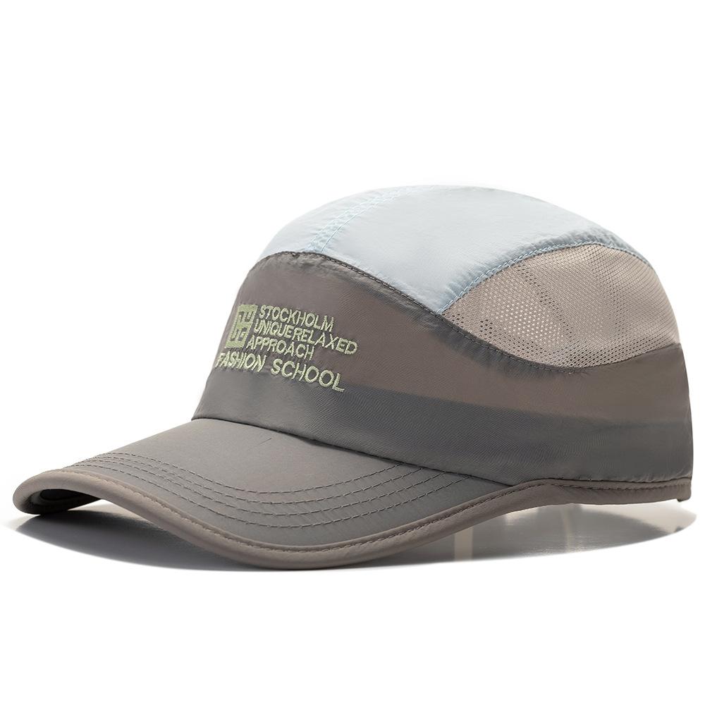 Men Summer Baseball Cap Outdoor Sun Hat Quick-Drying Breathable Sunscreen Cap