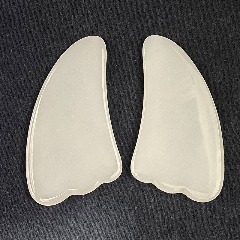 Natural Jade Scrapping Plate Beauty Shaving Board Lifting and Tightening Pull Tendons Scrapping Plate Universal for Entire Body Shaving Board Surface