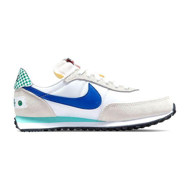 Nike Waffle Trainer 2 BG Scrapbook Kids Sneakers White Chile-Red Game-Royal DM7213-141