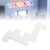 6 Sets WiFi Smart Light Panel 16 Million RGB LED Dimming Music Synchronization Wall Lamp Rectangular