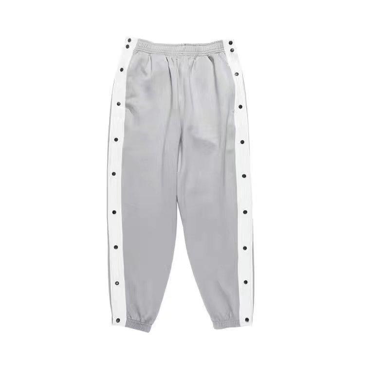 

Men s High-Waist Double-Button Basketball Training Pants Extra Extra Extra Large