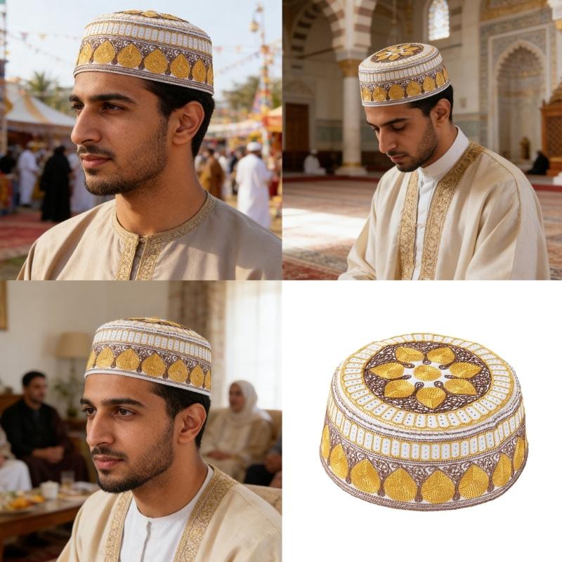 Atmungsaktive Kippa für Männer, Frauen und Kinder Faltbarer jüdischer Hut Geeignet für Synagogengottesdienste und Versammlungen