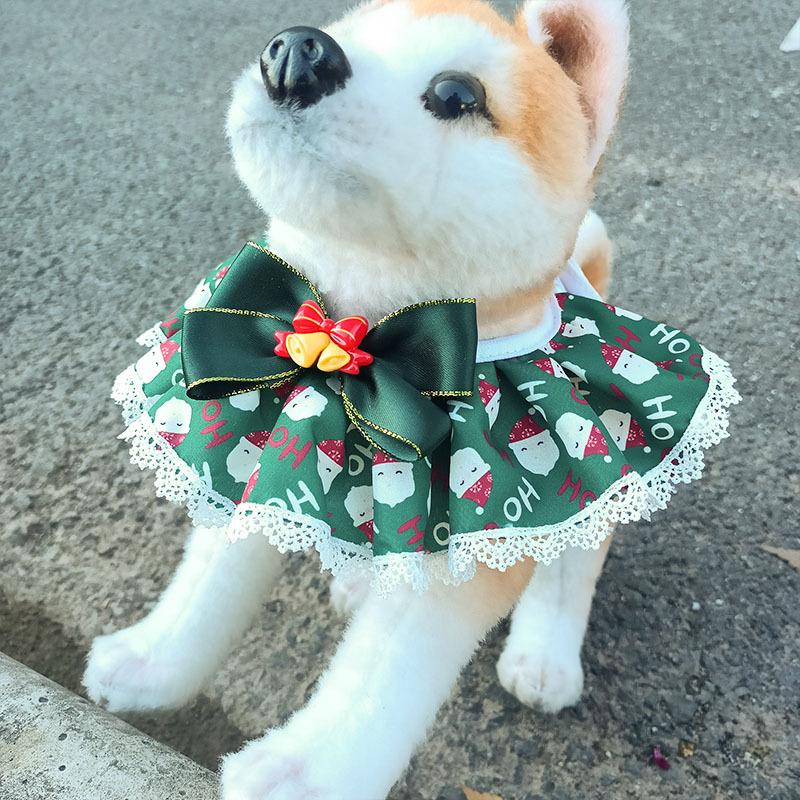 New Cross-Border Pet Bib: Dog Drool Scarf for Small & Medium Breeds, Decorative Cat Accessories