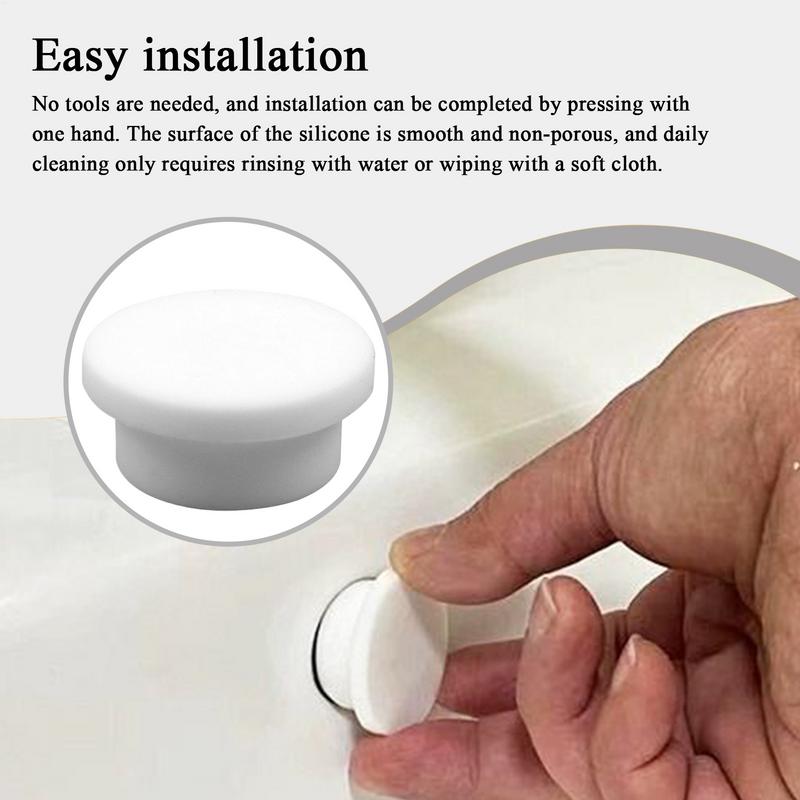 Sink Overflow Drain Cover Silicone Round Overflow Cover Reusable Sealing tool Bathroom Supplies Water Basin Decoration For Home
