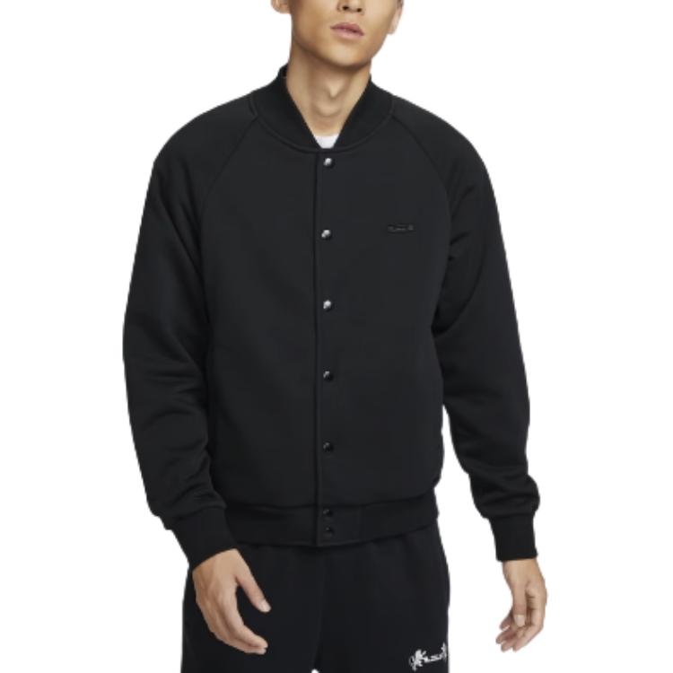 Nike Therma-Fit Standard Issue Warm Soft Comfortable Casual Jacket Men Jacket Black FZ1035-010 M