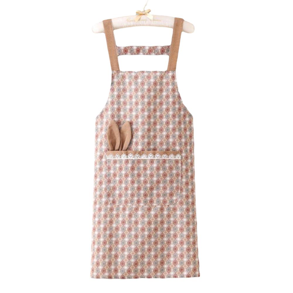 Canvas Baking Overalls Rabbit-ear Pattern Household Apron Fashion Cooking Apron  Kitchen