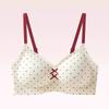 Pure Desire, Small Floral Seamless Underwear, Pull and Gather, Jelly Provisions, Bra, Comfortable and Breathable, Small Chest, Large Anti-sagging