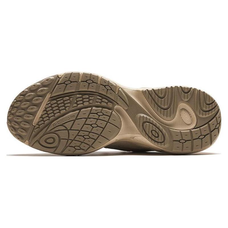 Anta Star Cushioning Breathable Low-Top Chunky Sneakers Men's Natural Wood Color Sneakers 912348837-2