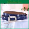 Leather Womens Belt With Artificial Pearls And Rhinestone Decor For Elegant Outfit