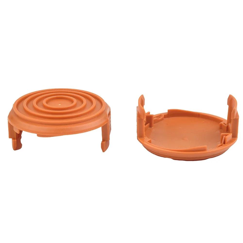 2pcs Trimmer Line Cover Cap Replacement For WORX GT/WG 112E 118E 119E 184E 168E Lawn Trimmer Thread Cover WA0037 Garden Tools