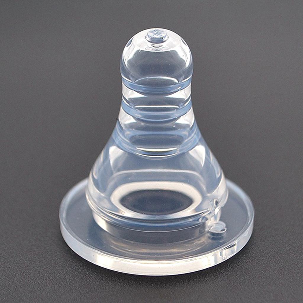 Baby Newborn Feeding Bottle Replacement Silicone Nipple Clear 03M