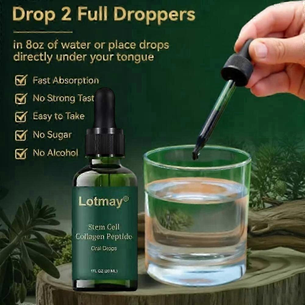 Suitable for Stem Cell Collagen Peptide Oral Drops Sagging Skin Reduce Wrinkle