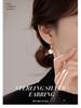 Banyan Tree S925 Silver Light Luxury Pearl Ear Hooks - Elegant Women's Earrings