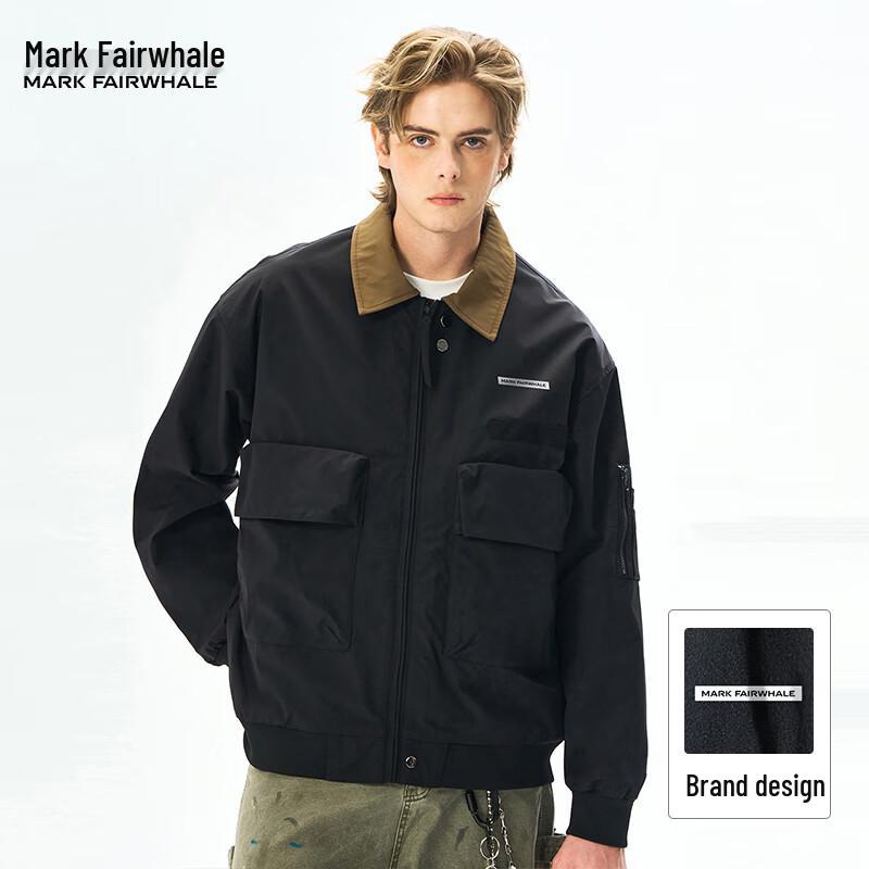 Mark Fairwhale Men's Retro Workwear Lapel Jacket