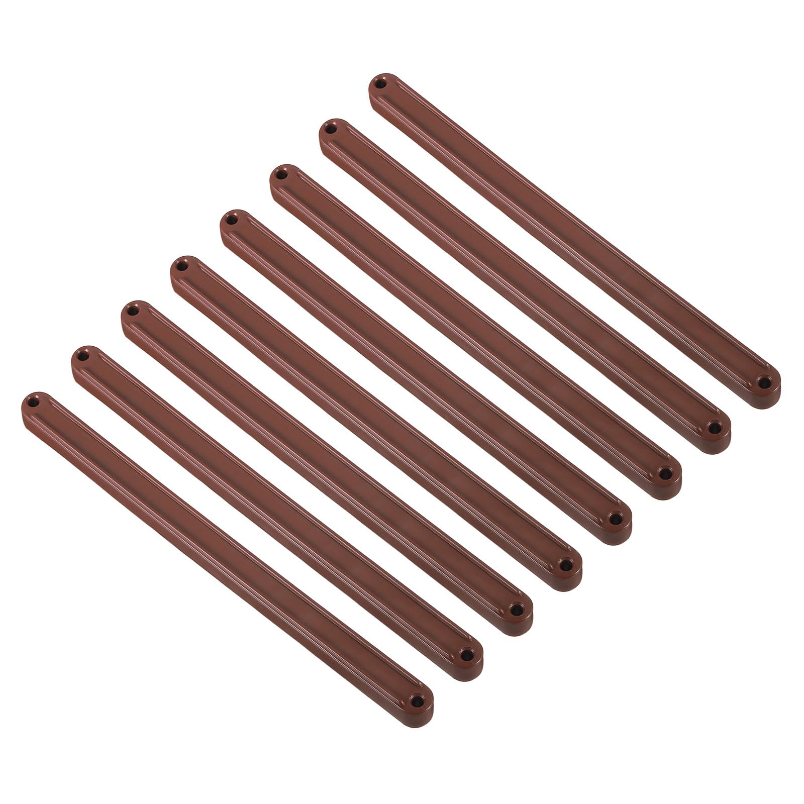 

Направляющие для ящиков uxcell 8 шт. 235 мм Пластиковые направляющие для ящиков Боковые направляющие с пазами для шкафа, ящика, прикроватной тумбочки, гардероба, комода - (коричневый) коричневый