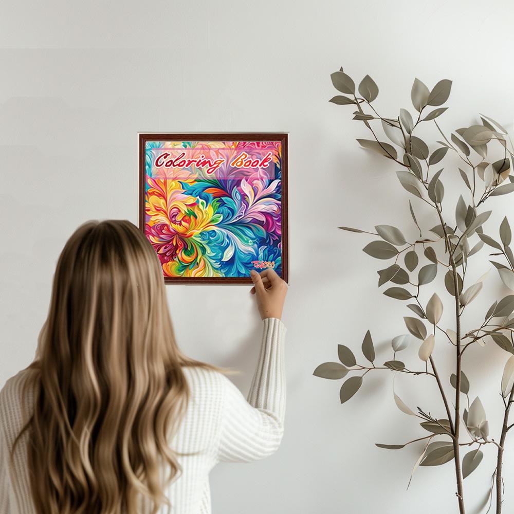 1pc, Teen Girls Coloring Book - Teen Coloring Book - 30 Sheets, 8.3x 8.3in, For Adult Stress Relief, Christmas, Halloween Gifts