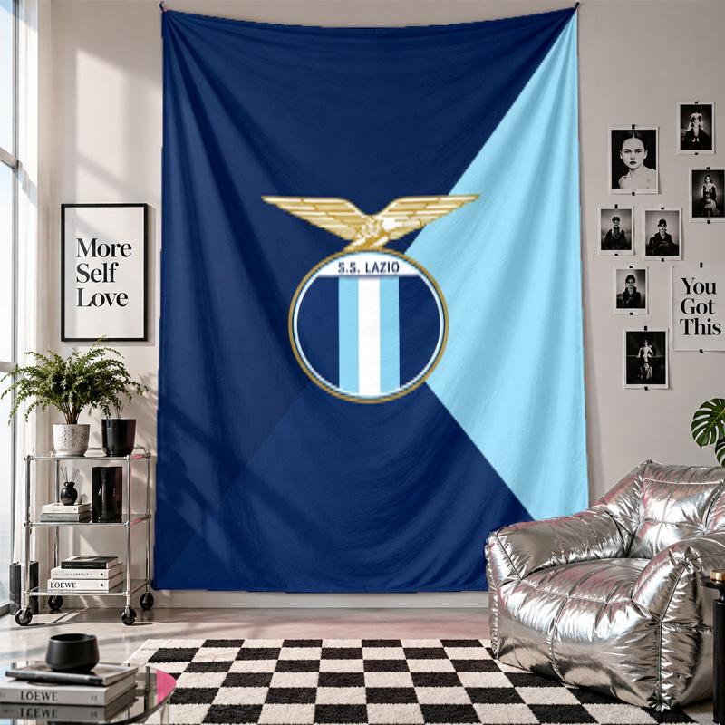 Lazio FC Wall Tapestry Home Decor Wall Hanging Cloth for Bedroom Living Room Background