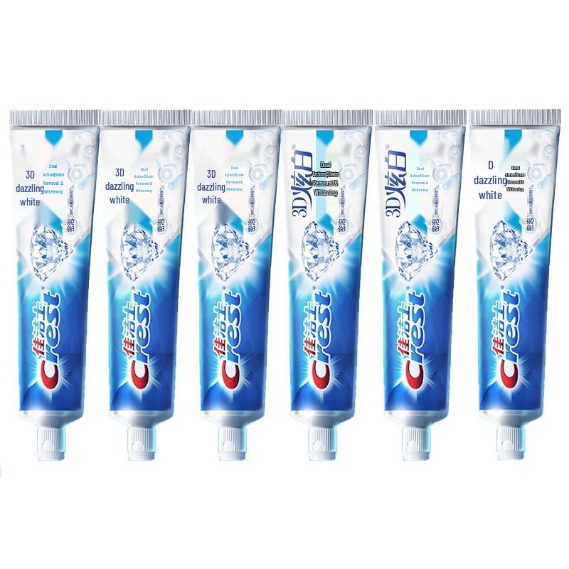 

Crest 3D White Dual Effect Toothpaste 6-Pack
