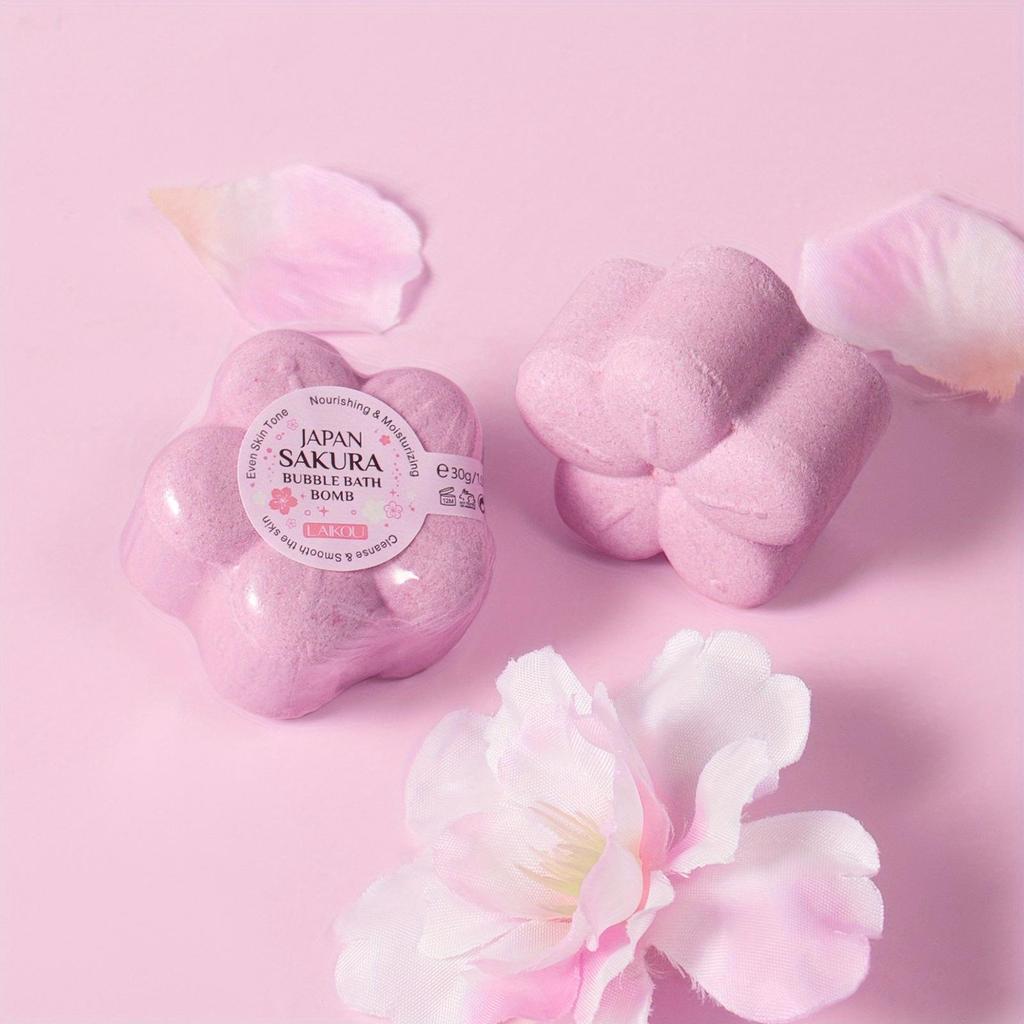 LAIKOU Bubble Small Bath Bombs Body Stress Relief Exfoliating Moisturizing Fragrances Aromatherapy SPA Salt Ball Skin Care 80g