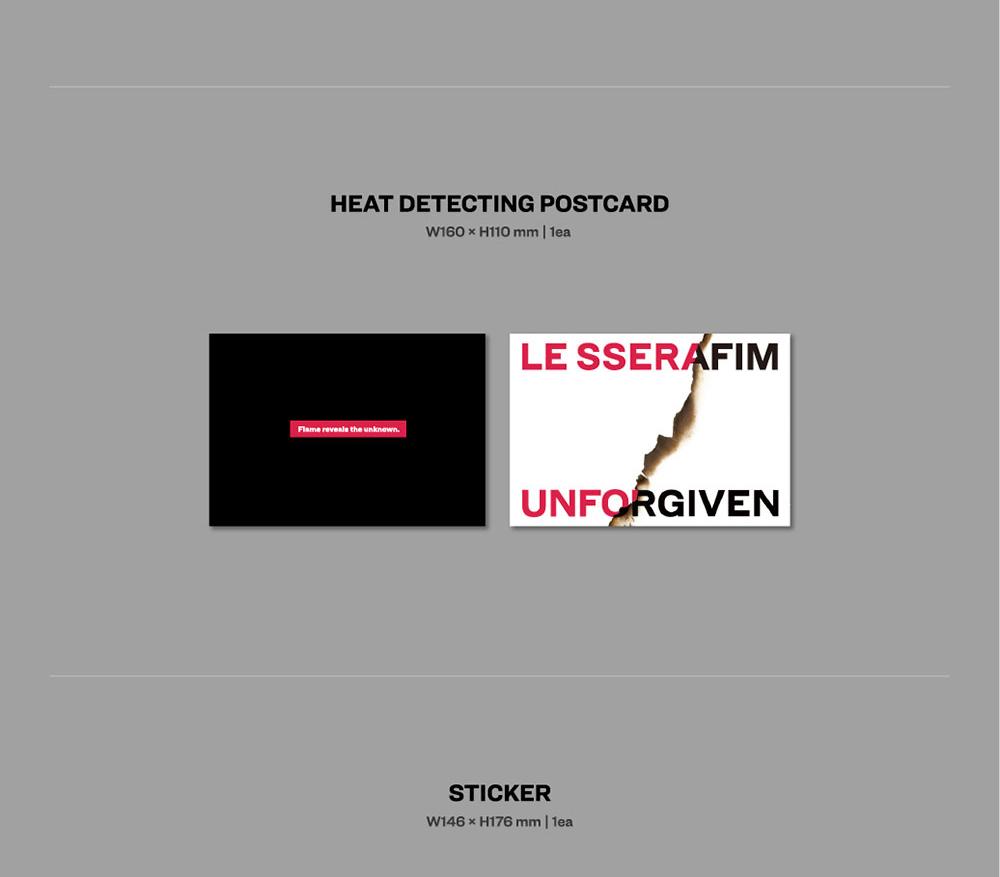 LE SSERAFIM [UNFORGIVEN] 1st Studio Album