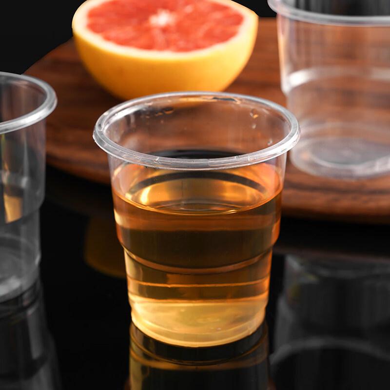 ZISIZ Disposable Transparent Plastic Cups