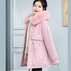 Women's New Loose Big Fur Collar Women's Plush Thickened Coat In Winter