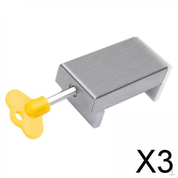 

3x Ограничитель окна Детский Стопор-слайдер Замок Ограничитель с ключами Фурнитура