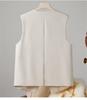 Korean Style Trendy Women's Sleeveless Vest Suit Jacket