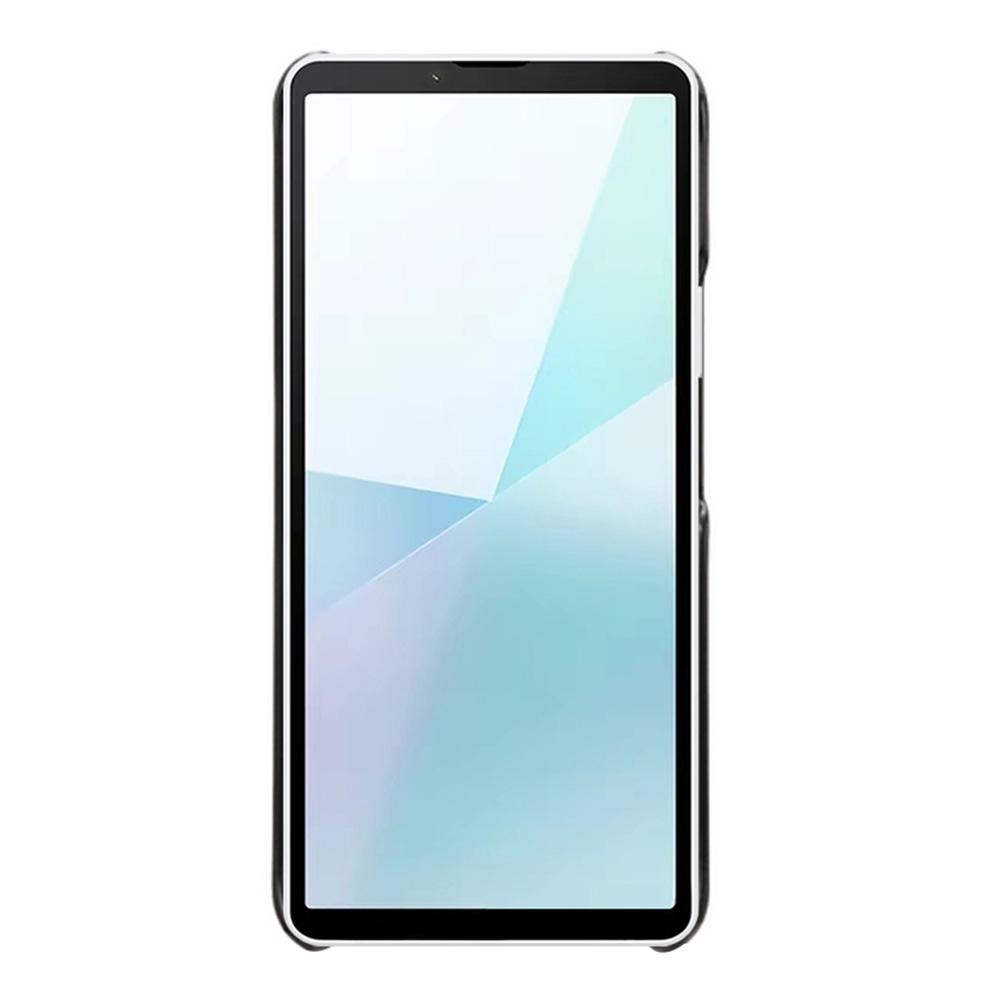 Für Sony Xperia 10 VI Hülle Lederbeschichtete PC Handyhülle Rückseite Doppelte Kartenfächer