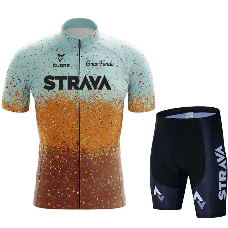 Men Women Cycling Jersey Set Short Sleeve Quick Dry Bike Outfit Custom Print Ride Gear