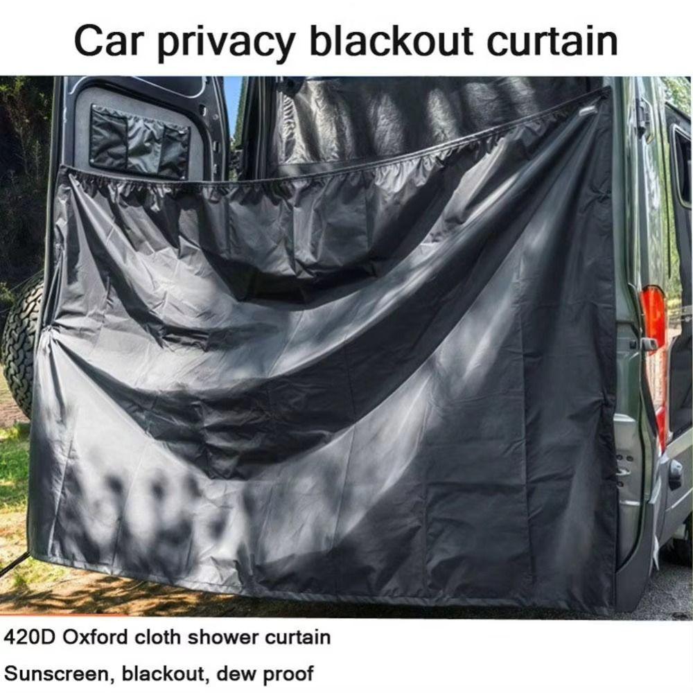 Blackout Screen Car Divider Curtain Oxford Cloth Blackout Screen Shade Cover  For Trips