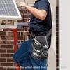 5 Spezifikationen Einseitige Werkzeugtasche für Elektriker, Zimmerleute und Bauarbeiter, Robuste Canvas-Konstruktion, schwarz