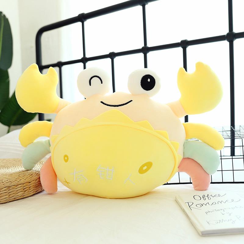 

Мягкая милая подушка-игрушка в виде краба, богатая кукла, плюшевая игрушка в виде мохнатого краба, детская креативная кукла, кукла для игрового автомата 25cm жёлтый