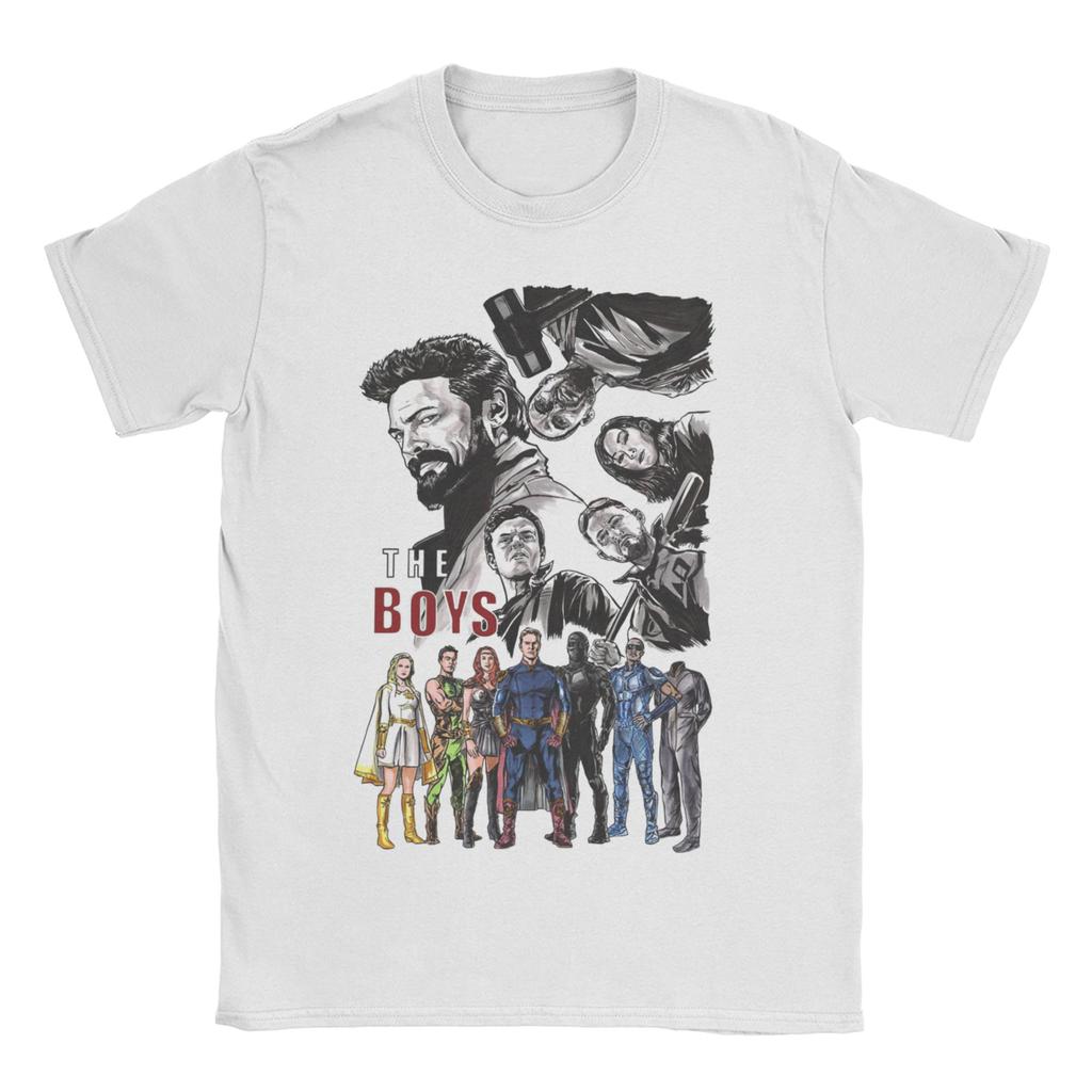 Unisex Womens TShirts The Boys Never Meet Your Heroes Pure Cotton Tee Shirt Short Sleeve T Shirts Round Collar Clothes Original