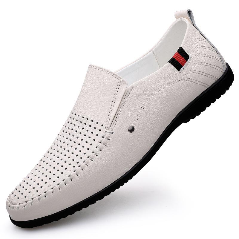 Men s Slip-On Casual Driving Moccasins - Soft Sole, Large Size, All-Season Shoes 40