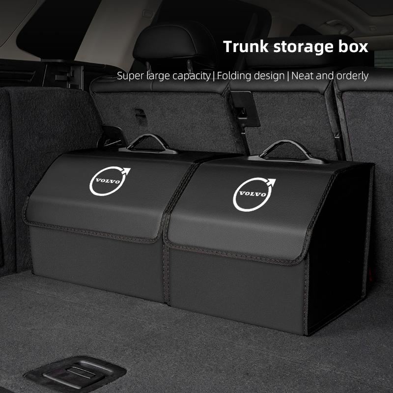 Car Interiors Leather Storage Box Toolcase Multiuse Organizer Bag For Volvo Rdesign V60 V40 XC90 S60 C30 XC60 V50 V70 XC40 S80