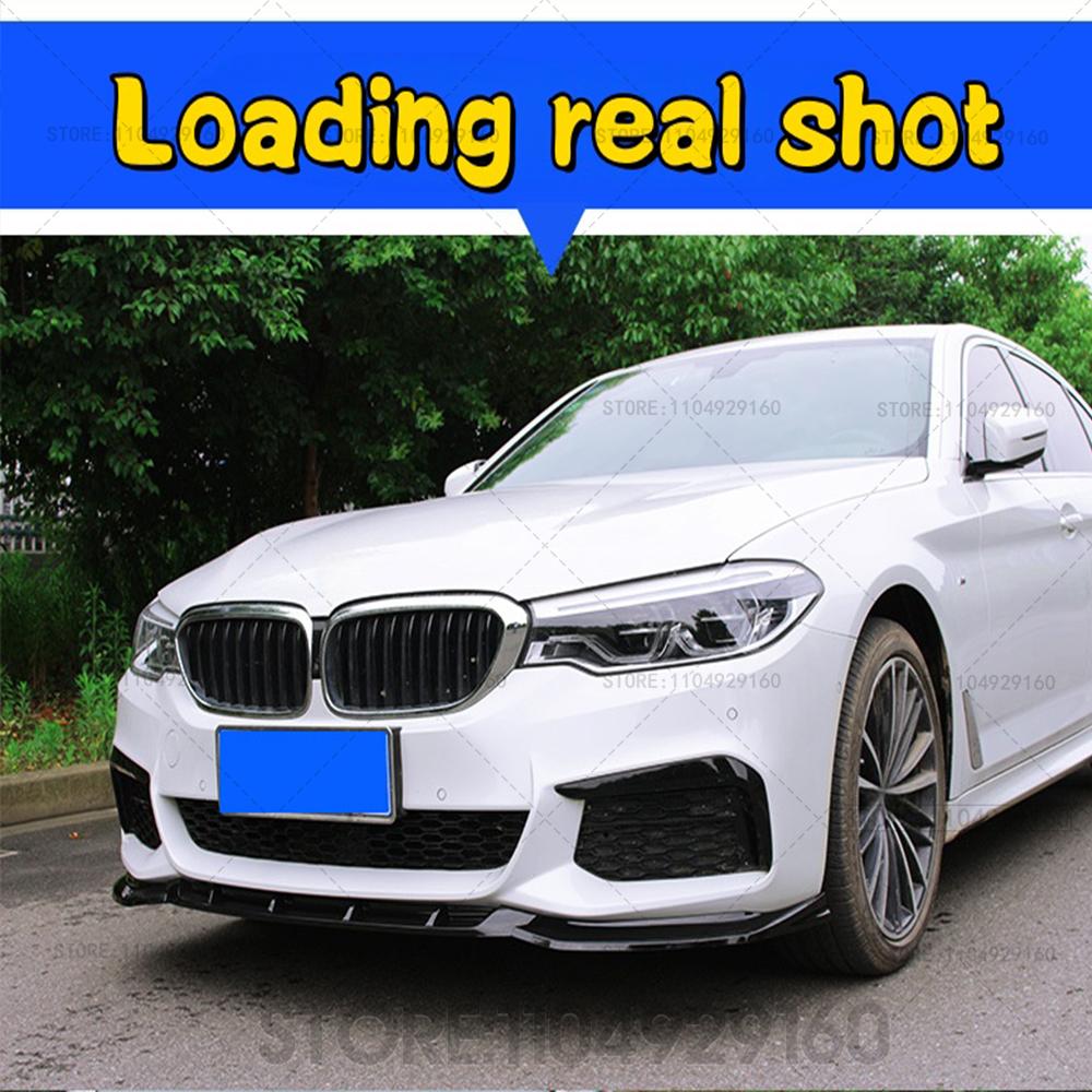 Błyszczący Czarny Przedni Zderzak Samochodu Splitter Wargi Dla BMW Serii 3 G20 G21 320i 330i 2019-2022 M Sport Dyfuzor Ochrona Zestaw Karoserii Pokrywa