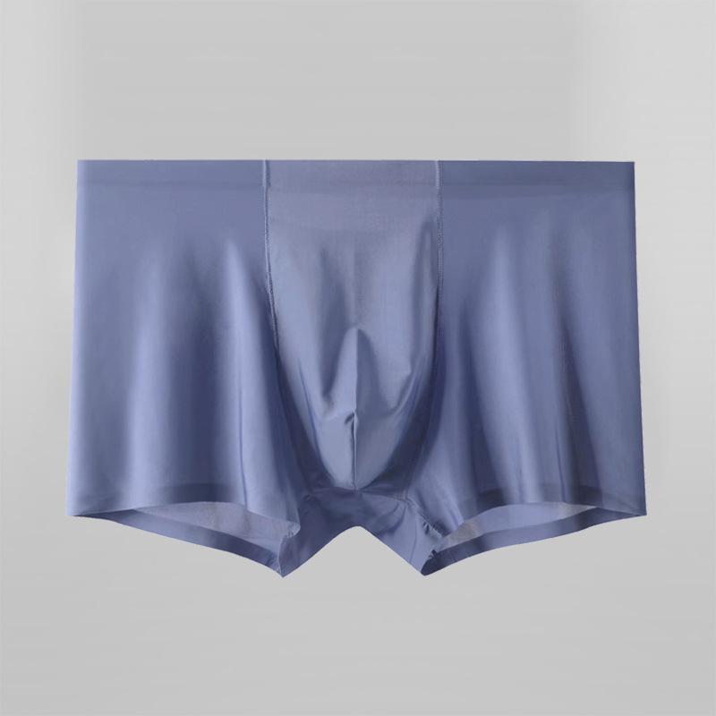 Men's Summer Lightweight Sexy Moisture-wicking Seamless Quick-drying Sports Boxer Briefs