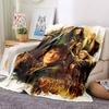 1pc The Lord of the Rings Blanket Lightweight Flannel Throw For Sofa, Bed, Travel, Camping, Livingroom, Office, Couch, Chair, And Bed
