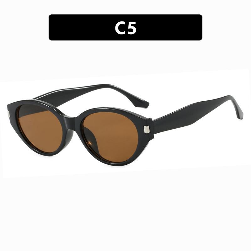 Korean version of Coco glasses cat eye sunglasses new sunglasses anti-ultraviolet Xiaohongshu sunglasses