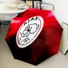 Ombrello Pieghevole Automatico con Stemma Ajax Amsterdam - Ombrello da Viaggio a 8 Stecche con Apertura/Chiusura Automatica e Portatile, Regali per Vacanze o Compleanni